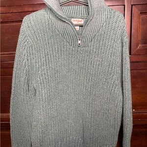 Cat & Jack Boys’ 1/4 Zip Sweater in Sage
